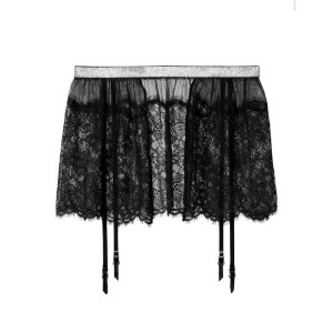 Пояс VERY SEXY Shine Strap Garter Belt Black Lace Victoria's Secret