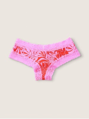 Трусики чики Cotton Lace Trim Cheekster Panty