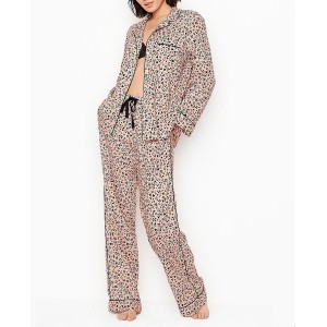 Піжама Cotton Long PJ Set Leopard