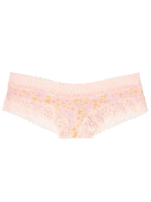 Трусики чики Cotton Lace-waist Cheeky Panty