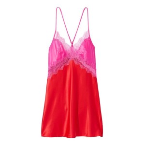 Пеньюар Very Sexy Lace Slip dress Colorblock Lace Inset Slip