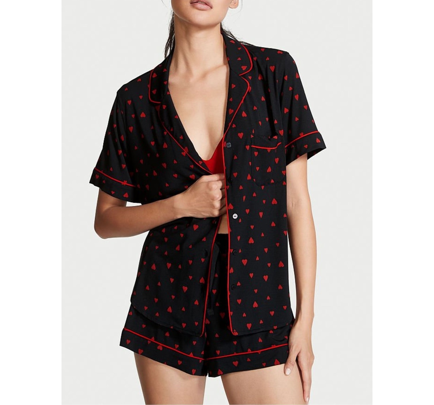 Пижама Modal Short Pj Set Heart Logo❤️ Victoria’s Secret