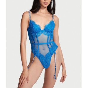 Боди Demi Teddy with Shine Straps & Garters Victoria’s Secret