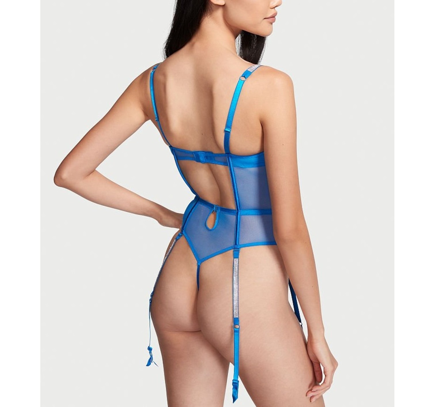 Боди Demi Teddy with Shine Straps & Garters Victoria’s Secret