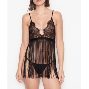 Пеньюар Victoria’s Secret Very Sexy Lace Fringe Slip