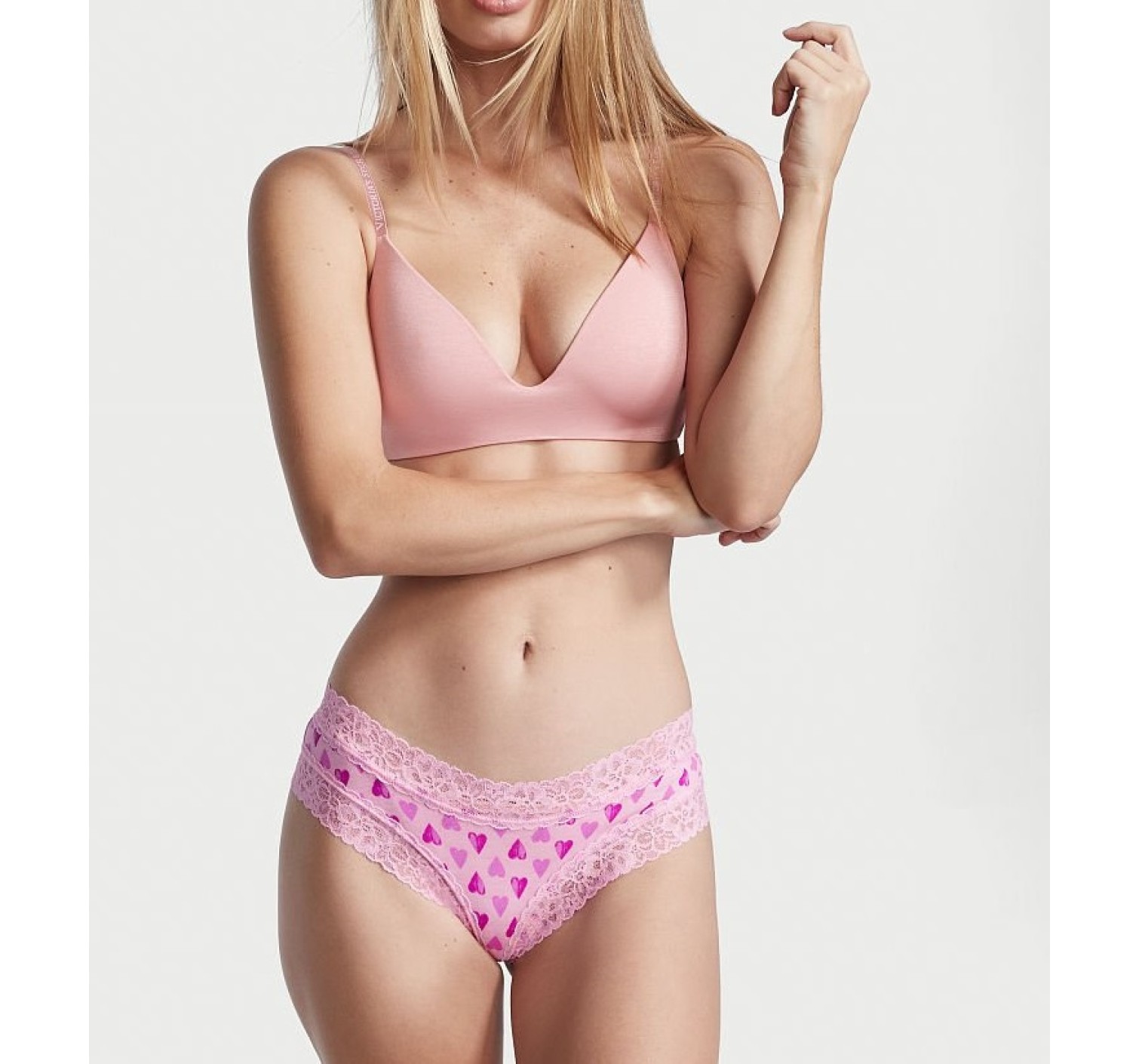 Tрусики Cotton Lace panty Heart print