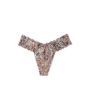 Трусики стринги The Lacie Lace-up Thong Panty Animal print  Victoria's Secret
