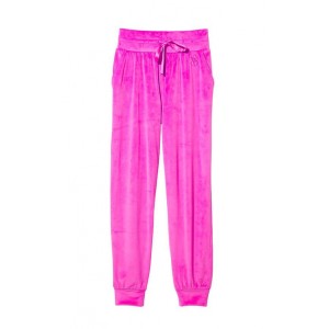 Велюровый спортивный костюм Victoria’s Secret logo VS Neon Pink