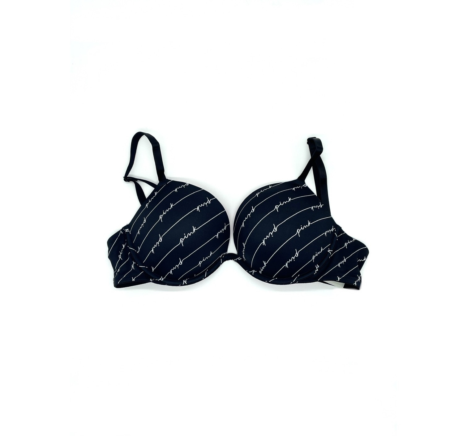 Бюстгальтер  PINK PUSH-UP ADD-2-CUPS Bra Black
