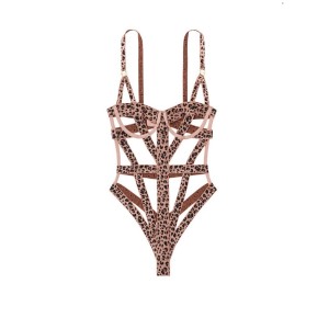 Боди Victoria’s Secret VERY SEXY Banded Strappy Leopard Teddy