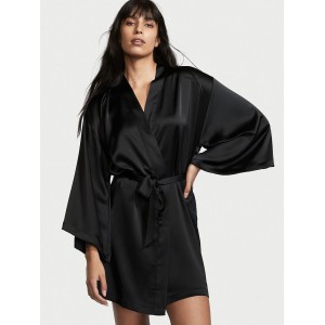 Халат Satin Laser Cut Iris Applique Robe