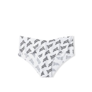 Безшовні трусики White No show Cheeky panty Logo VS