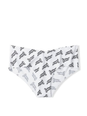 Трусики бесшовные White No show Cheeky panty Logo VS