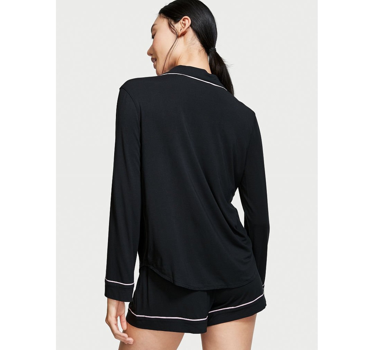 Пижама Victoria’s Secret Modal Long Pj Set  Black