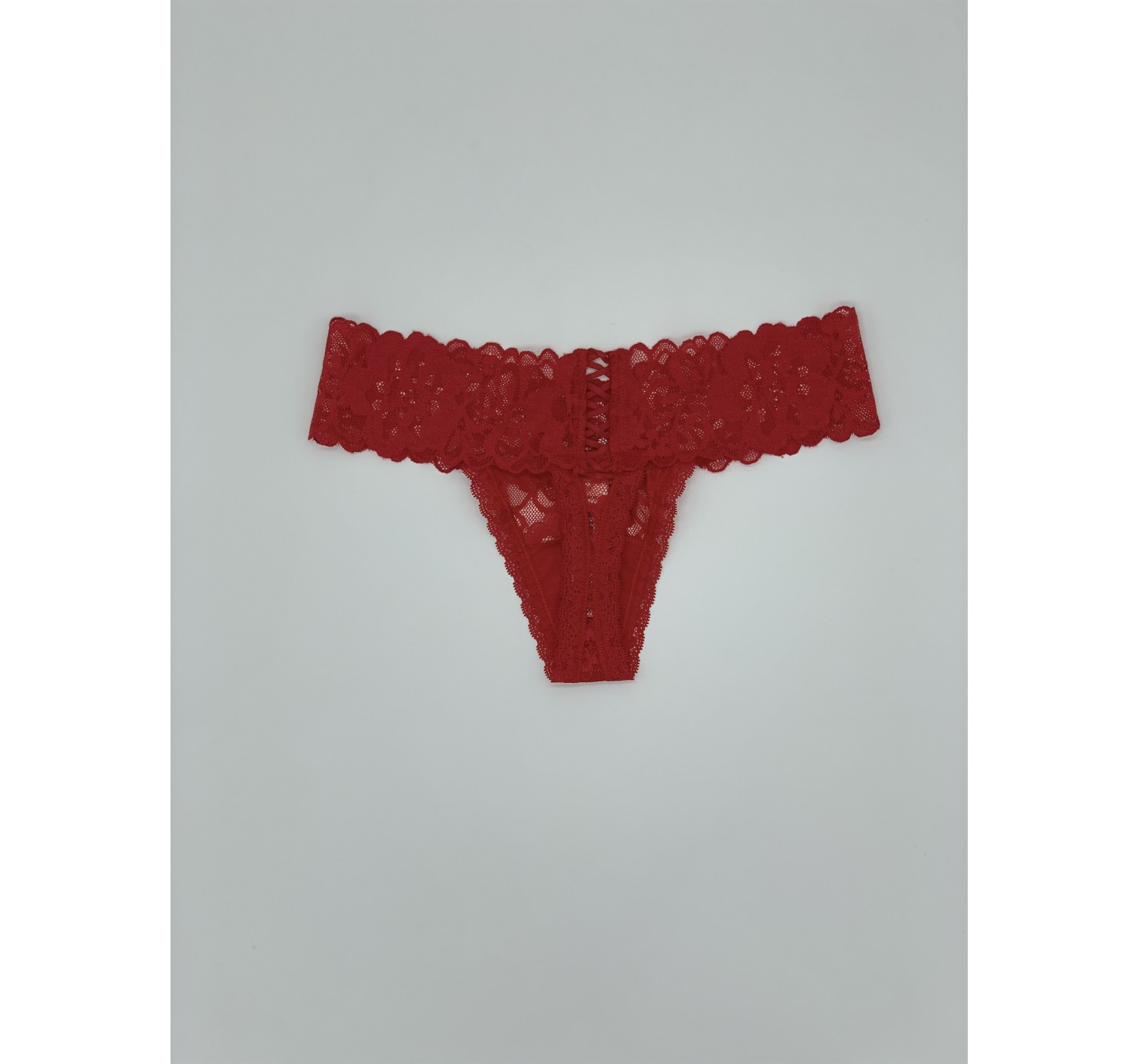 Трусики стрінги Victoria's Secret Red Lacie
