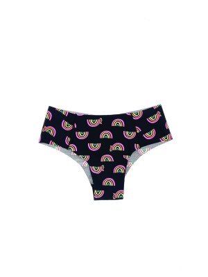Трусики Victoria's Secret PINK безшовні Cheekster panty Rainbow