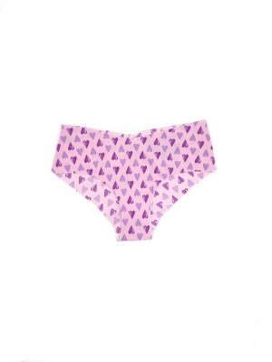 Tрусики бесшовные Victoria’s Secret Cheeky Panty Pink Hearts