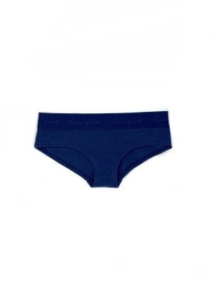 Трусики PINK Hipster panty logo Deep Blue