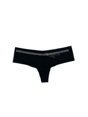 Трусики Victoria’s Secre бесшовные No Show Thong Panty Black