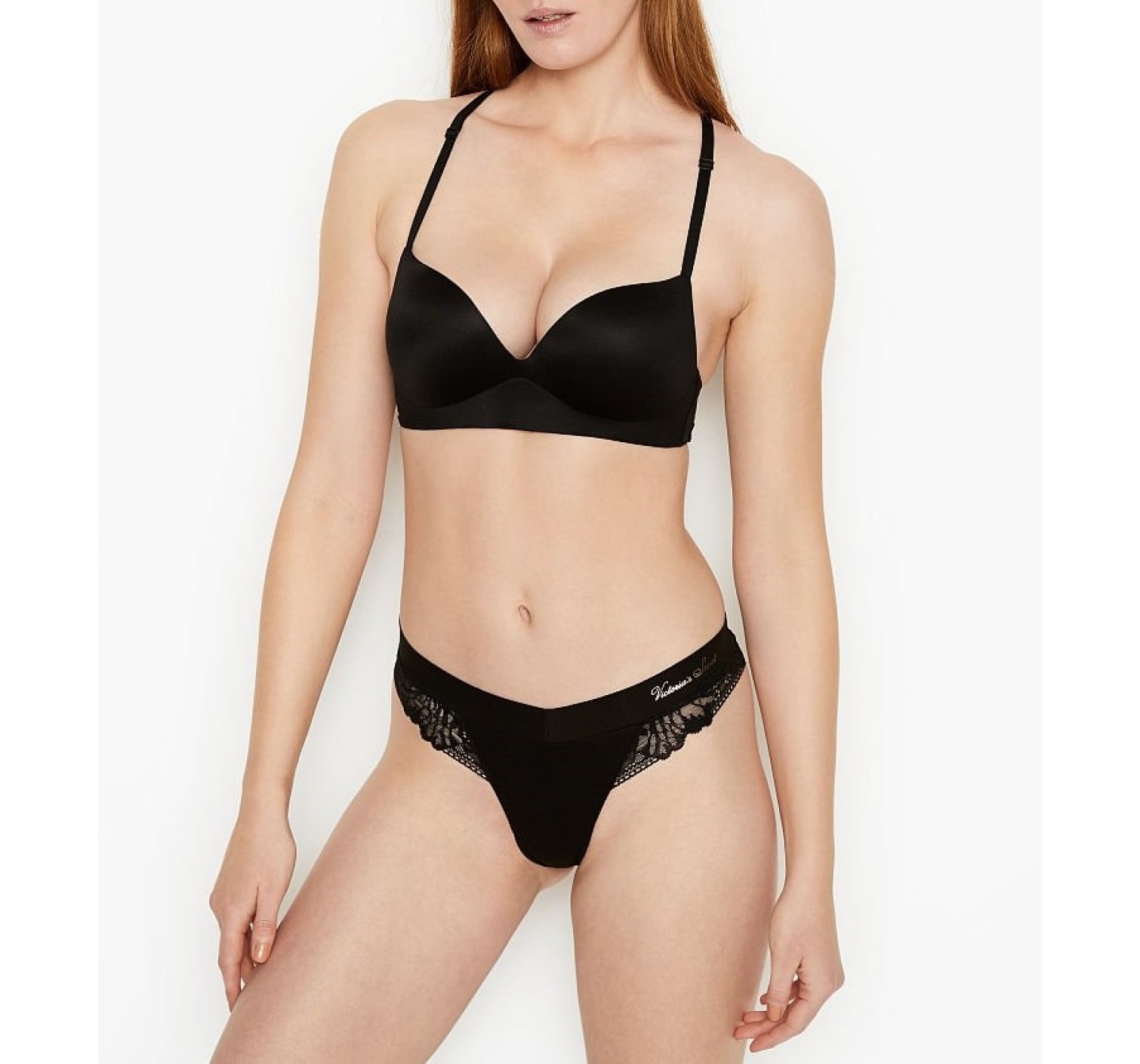 Трусики стрінги Incredible by VS Smooth&amp;Lace Thong Panty