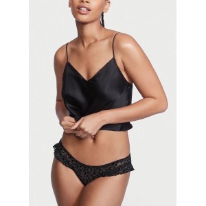Трусики Victoria's Secret Thong Panty Black Stars