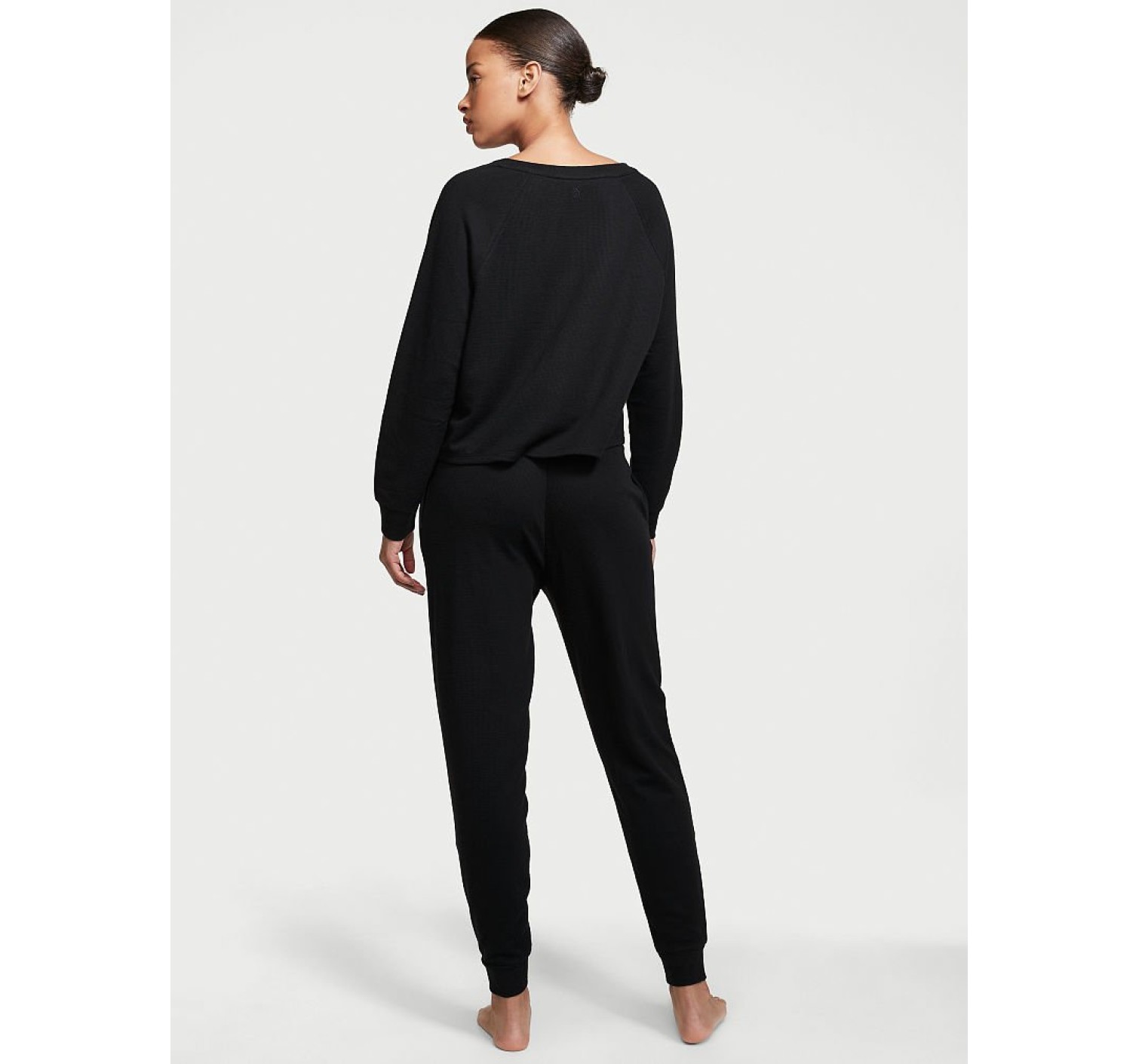 Пижама Thermal Long PJ Set Black Glow Waffle