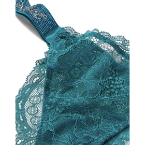 Комплект белья Very Sexy Shine Strap Lace Push-Up Corset Top Bra set Evening Tide