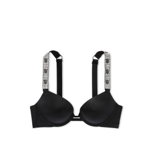 Комплект Very Sexy Shine Strap Black Push Up Bra set logo VS