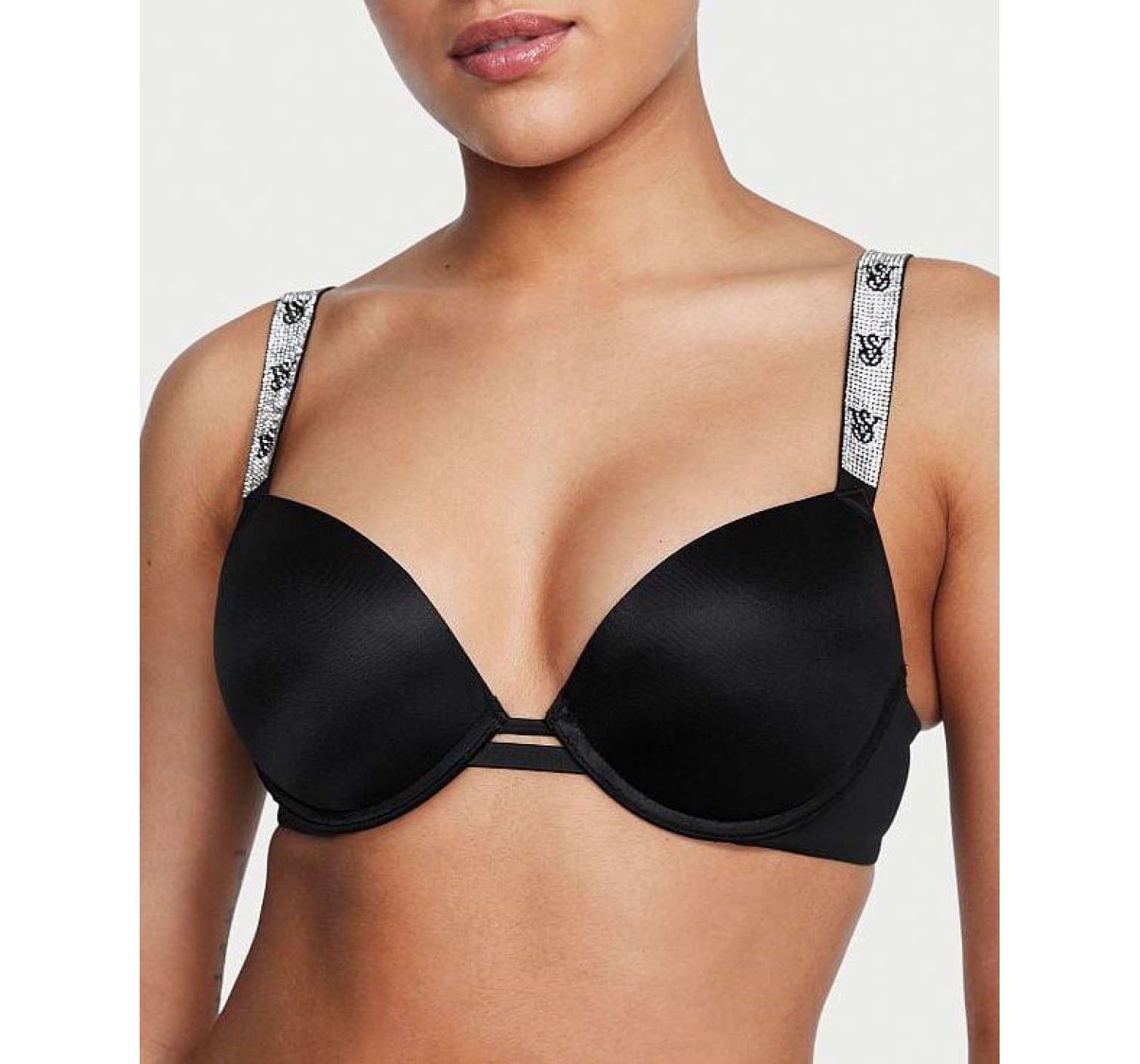 Комплект Very Sexy Shine Strap Black Push Up Bra set logo VS