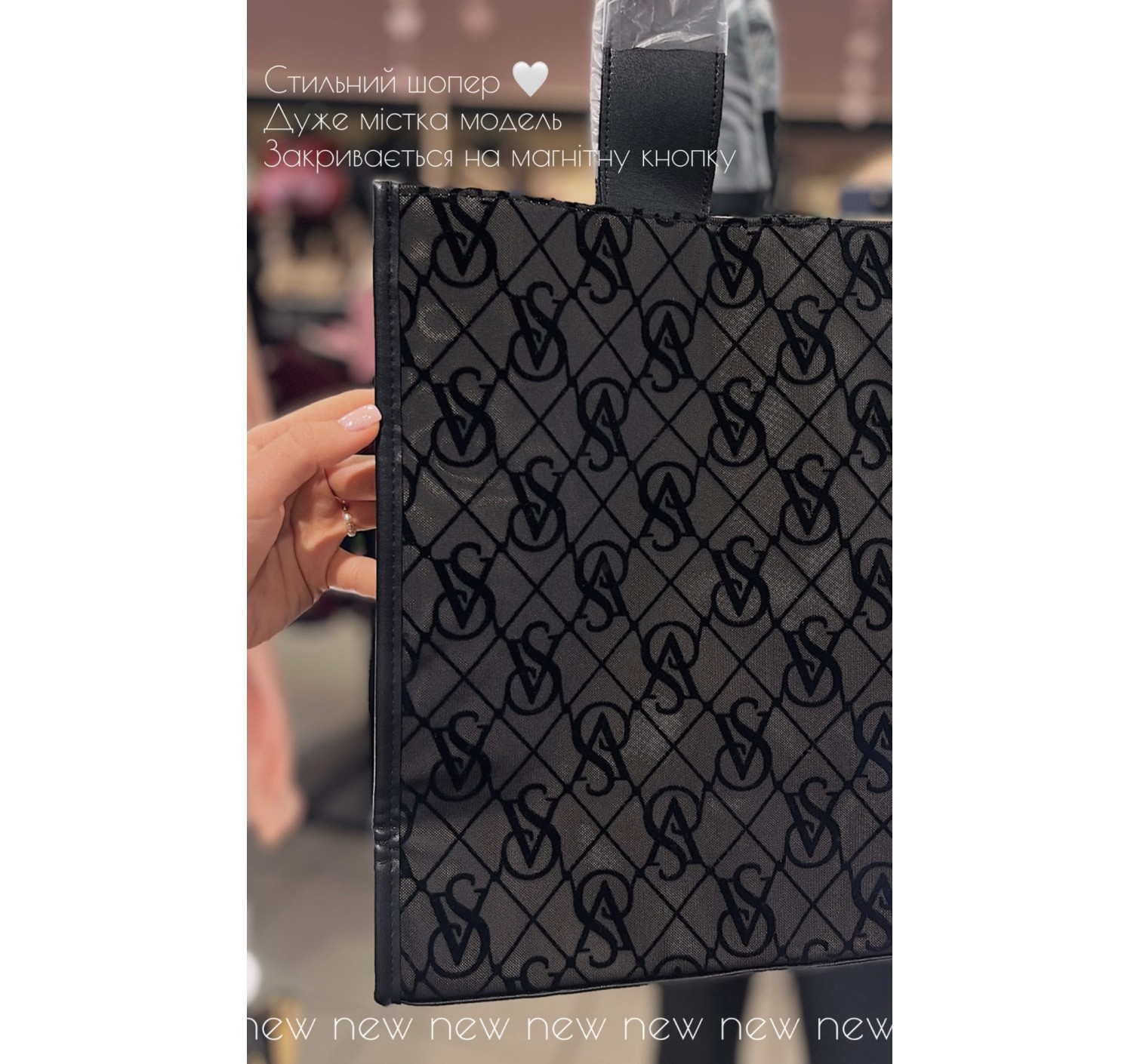 Сумка Victoria Secret Weekender Tote Bag logo Mesh