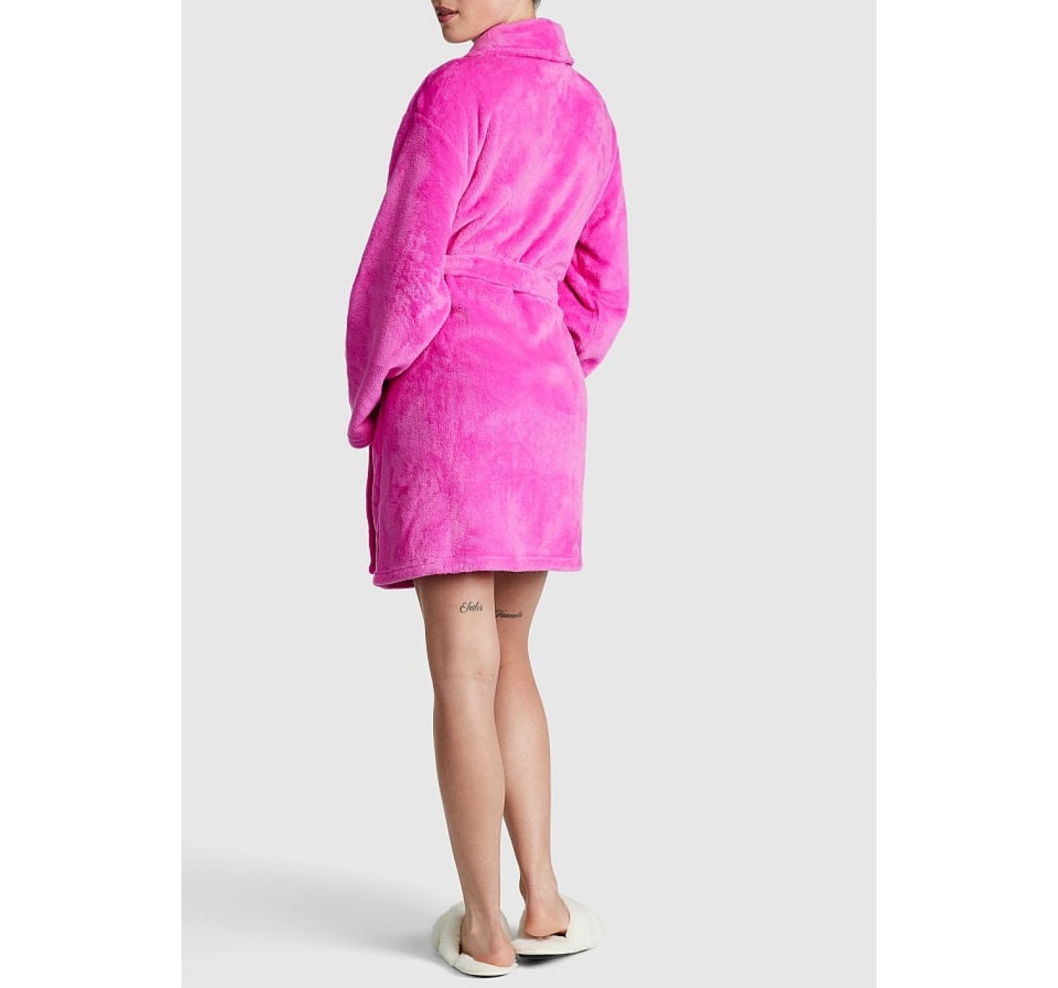 Плюшевый Халат PINK FLUFFY ROBE Pink Berry