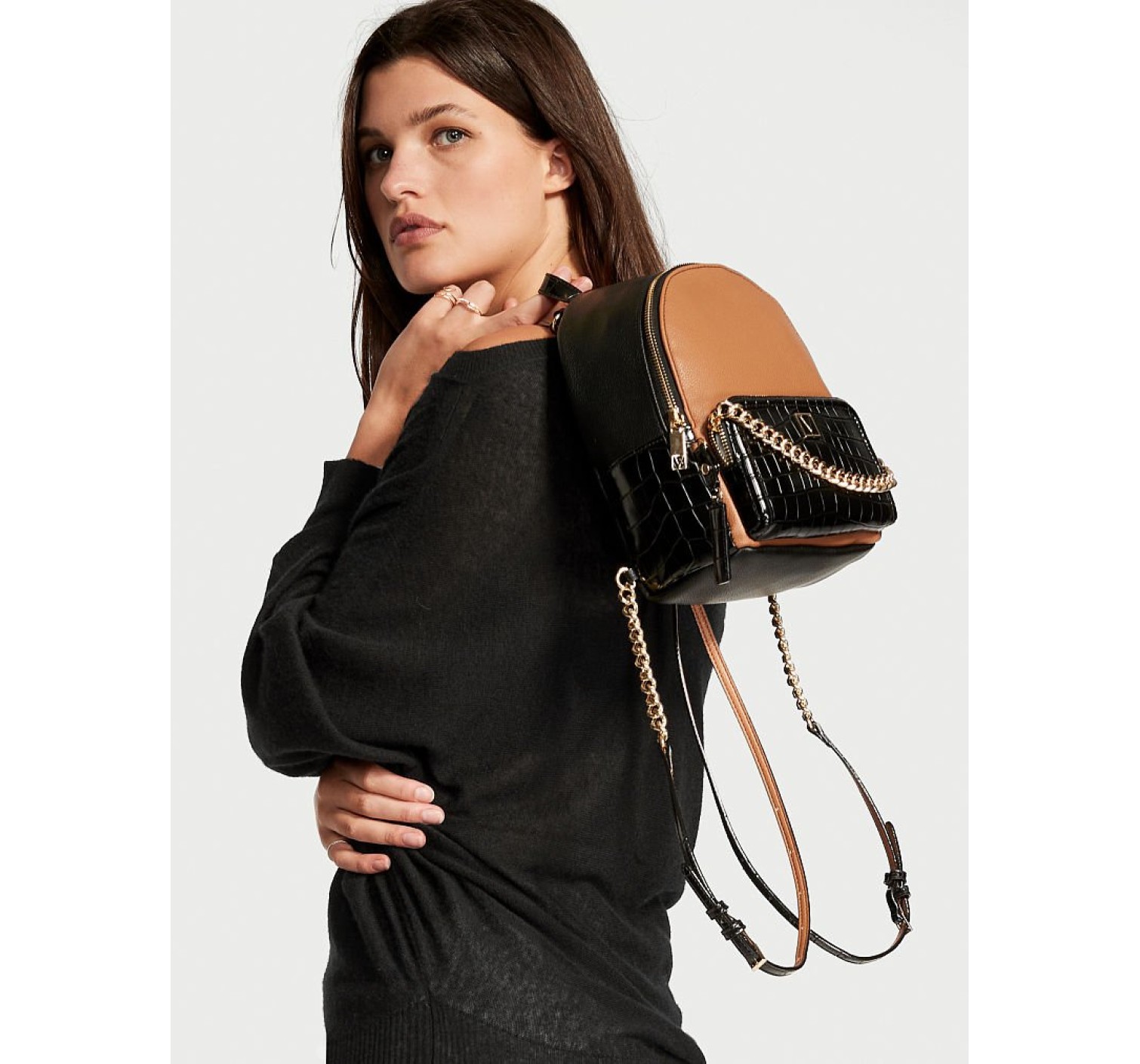 Компактний Рюкзак Victoria Secret The Victoria Small Backpack Croc Colorblock