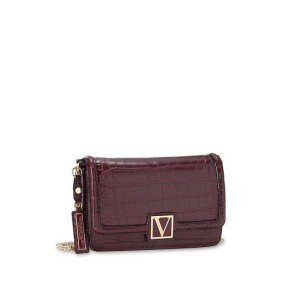 Сумка Кросс-боди The Victoria Mini Shoulder Bag Kir Croc