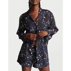 Пижама Victoria’s Secret Flannel Long-Sleeve PJ Set Stars print