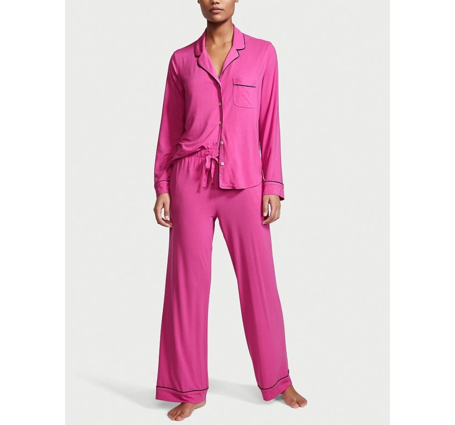 Пижама Modal Heavenly Long Pj Set Fuchsia