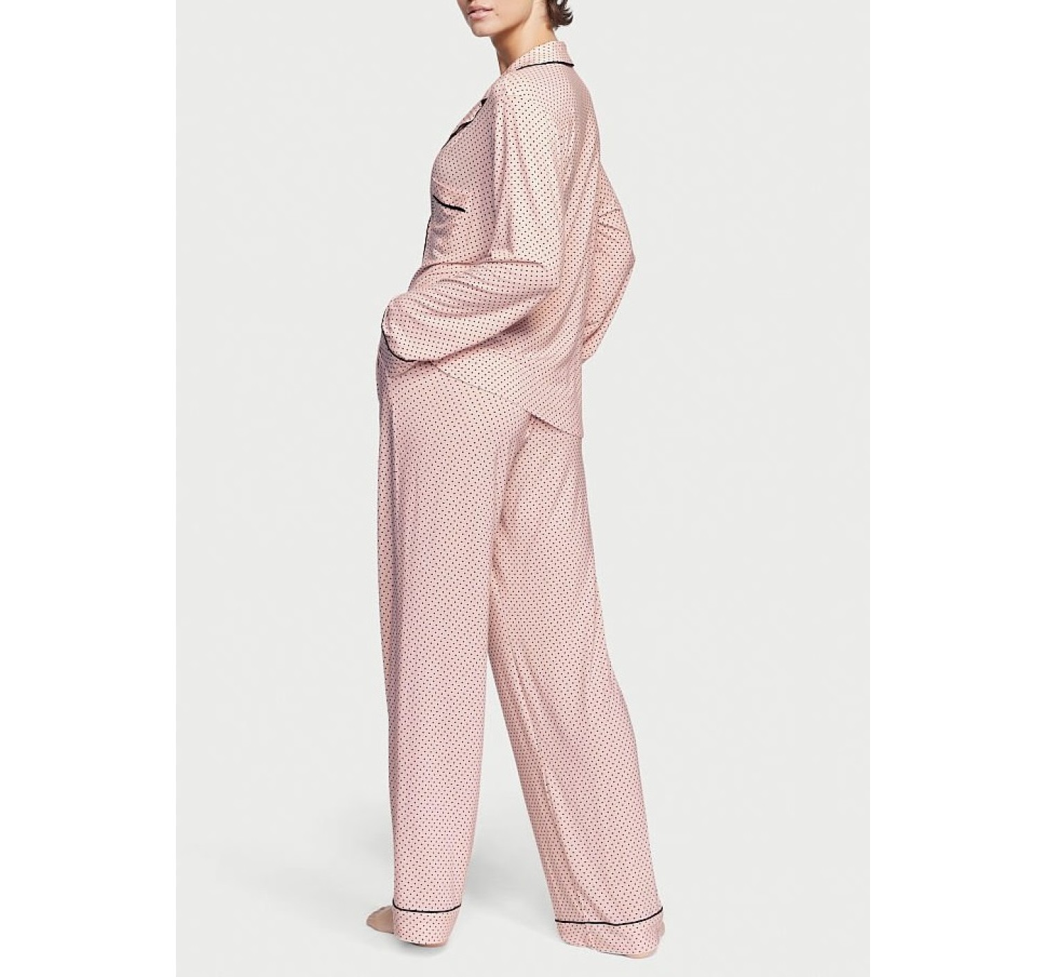 Пижама Modal Long Pajama Set Purest Pink Dot