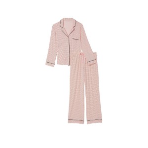 Пижама Modal Long Pajama Set Purest Pink Dot