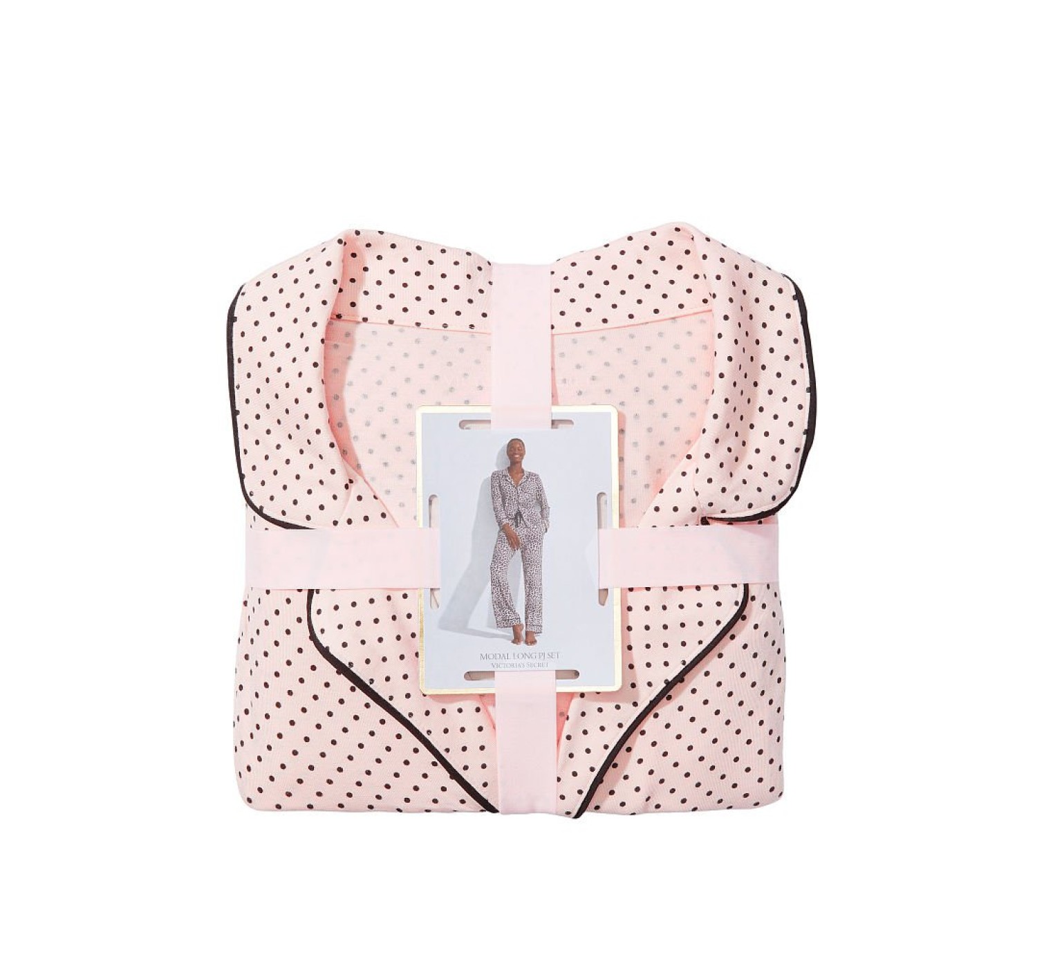 Пижама Modal Long Pajama Set Purest Pink Dot