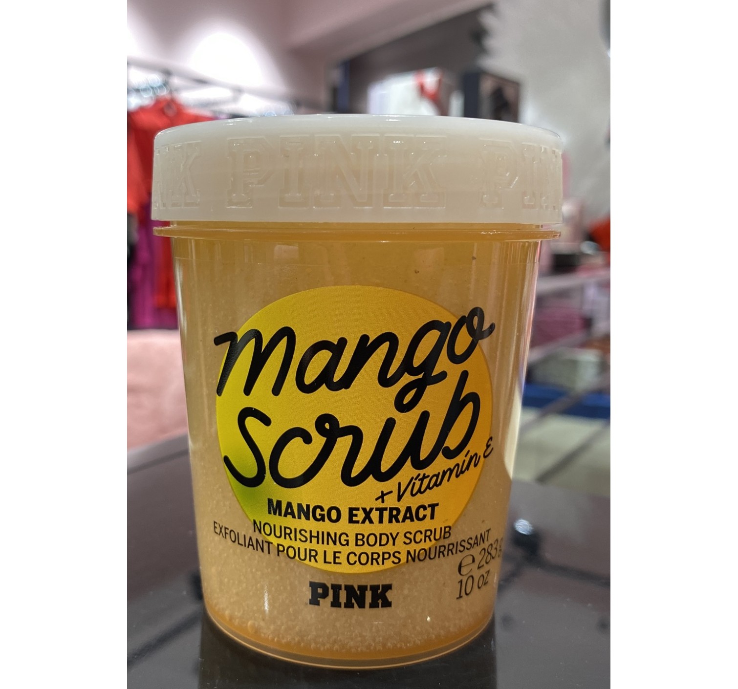 Скраб Superfruit Mango Scrub PINK Виктория Сикрет