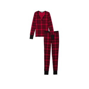 Пижама Thermal Long Pajama Set Red Buffalo Check