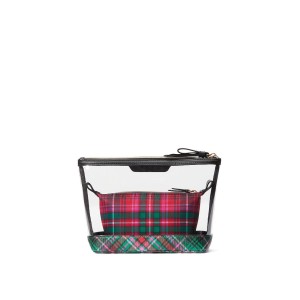 Косметичка Victoria’s Secret 2 в 1 AM PM Beauty Bag Duo Bright Tartan