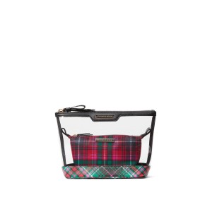 Косметичка Victoria’s Secret 2 в 1 AM PM Beauty Bag Duo Bright Tartan