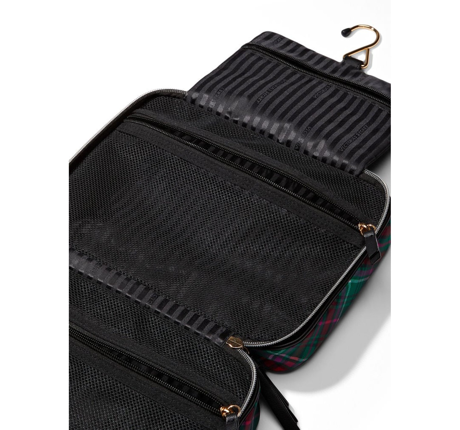 Тревел кейс Jetsetter Hanging Cosmetic Case Victoria's Secret Bright Tartan