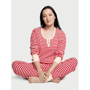 Пижама Thermal Long Pajama Set Peppermint Stripes