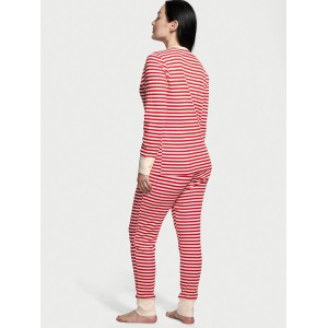 Пижама Thermal Long Pajama Set Peppermint Stripes