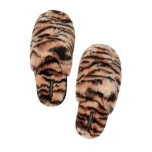 Домашние тапочки Victoria's Secret Tiger Faux Fur Slippers