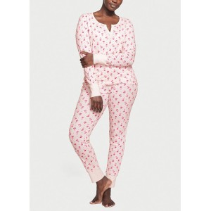 Пижама Thermal Long Pajama Set Pink Rose Dot