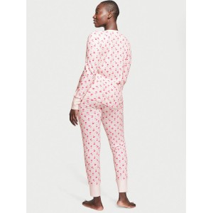 Пижама Thermal Long Pajama Set Pink Rose Dot