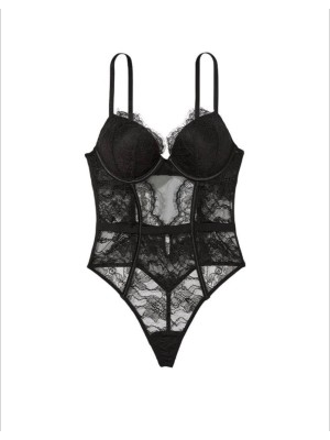 Боди Victoria’s Secret Bombshell Add-2-Cups Shine Strap Teddy