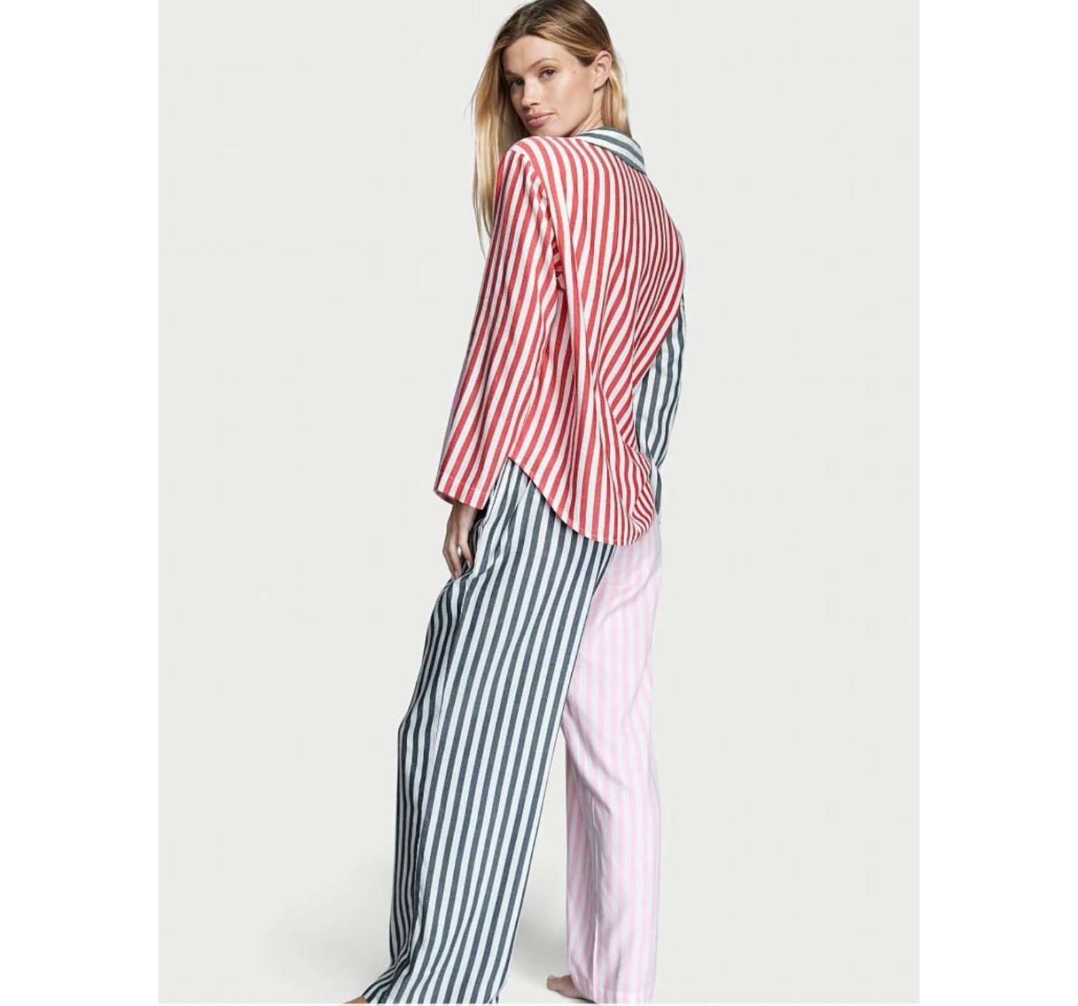 Пижама Victoria’s Secret Flannel Long Pajama Set